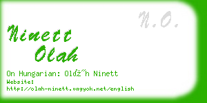 ninett olah business card